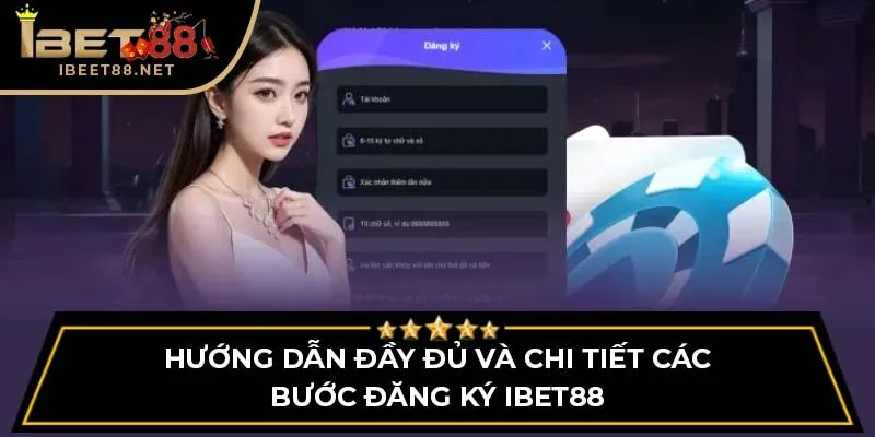 Hướng dẫn đầy đủ và chi tiết các bước đăng ký IBET88