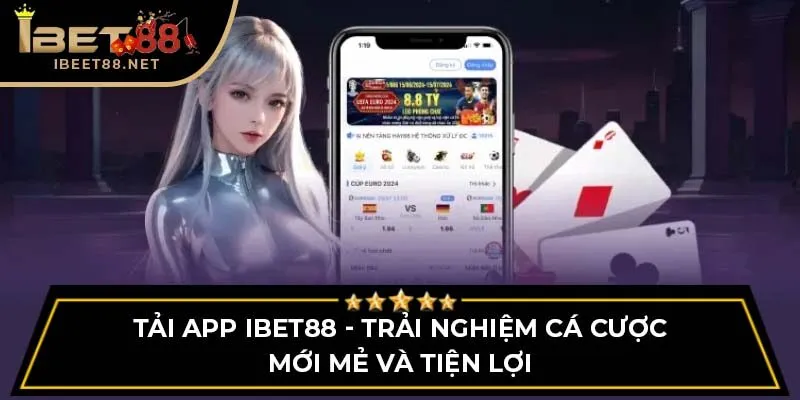 Tải App IBET88 - Trải Nghiệm Cá Cược Mới Mẻ Và Tiện Lợi